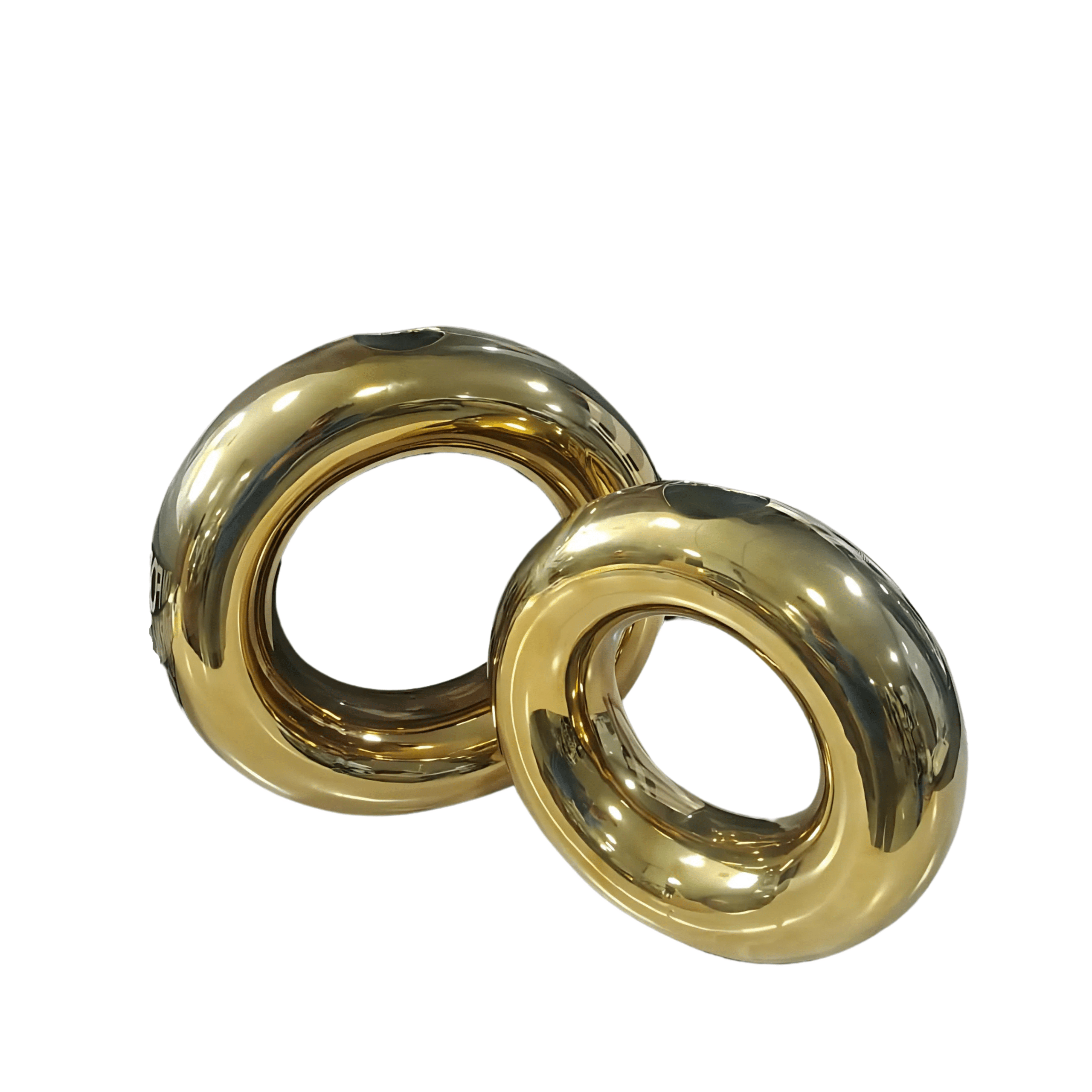 Image de 2pcs Duo vase doré en porcelaine - Unbranded