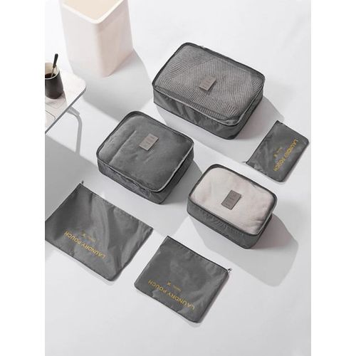 Image de 6 pièces Sac d'emballage de voyage à lettres, sacs de rangement, valise - Unbranded