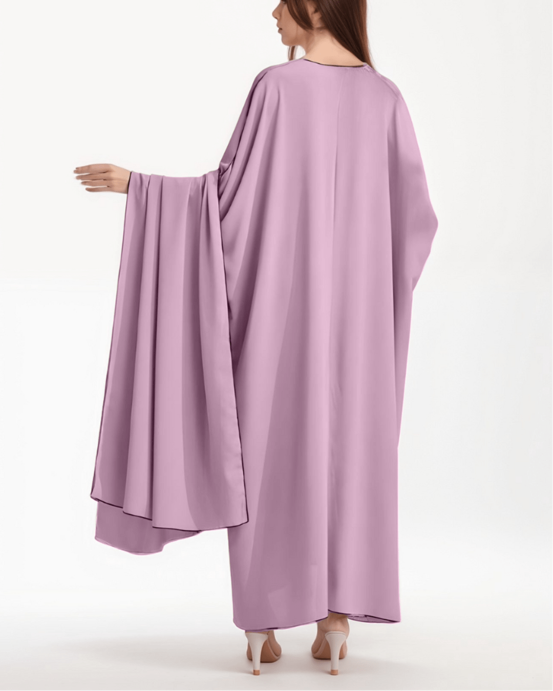 Image de Abaya élégante en crêpe - Unbranded