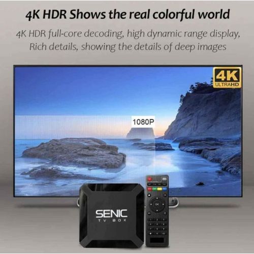 ANDROID TV BOX SC-96 Q Plus SENIC + 1AN IPTV