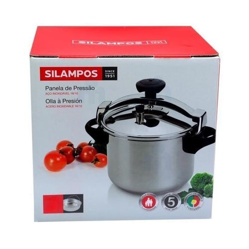 Autocuiseur Silampos Olla 6 Litres en Acier Inoxydable