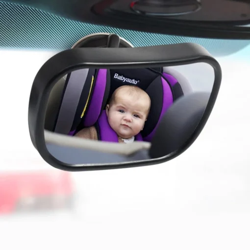 Image de Babyauto Babypack Rétroviseur miroir Intérieur – Noir - Unbranded