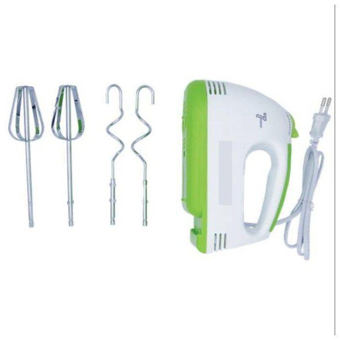 Image de Batteur Électrique - 7 Vitesses - 150 W - Blanc - Fonction Mixage - Unbranded