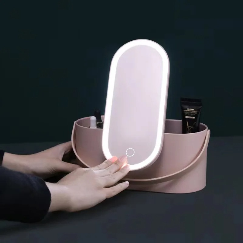 Image de Boîte à Cosmétiques avec Miroir - Unbranded