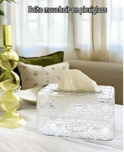 Image de Boite a mouchoirs Plexiglas 19cm/11cm/12cm - Unbranded
