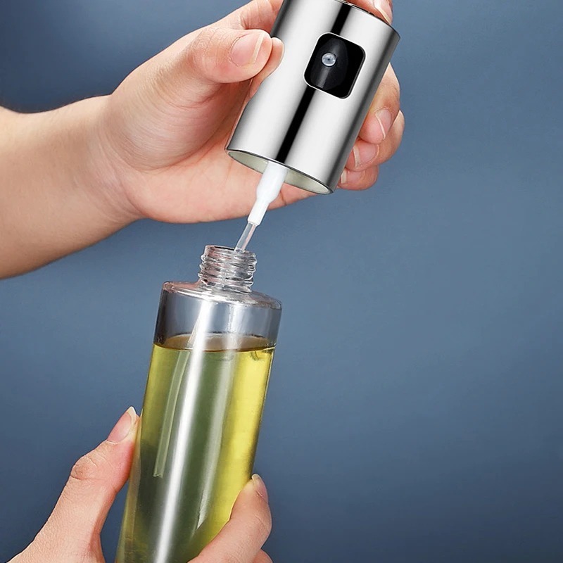Image de Bouteille de pulvérisateur d'huile 2 - Distributeur d'huile pour cuisine et barbecue - Unbranded