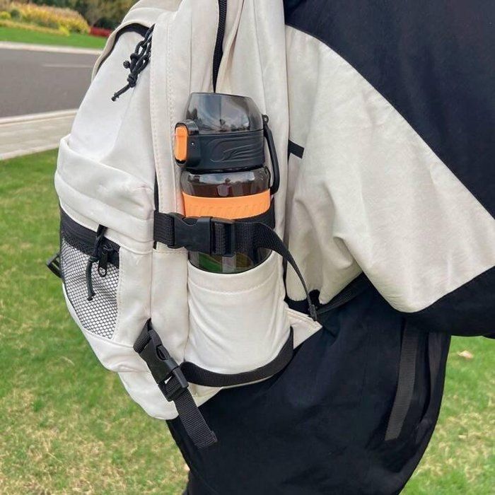 Image de Bouteille d'eau isotherme - Sport - 500ml - Plastique sans BPA - Gris - Mixte - Unbranded