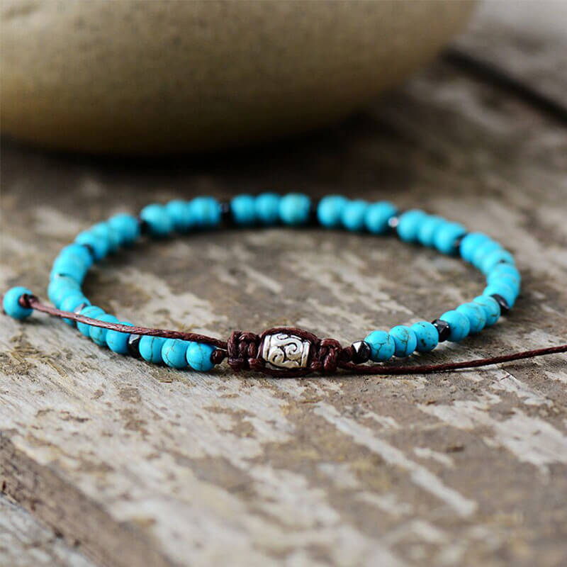 Image de Bracelet Boho en Perles Turquoise - Unbranded