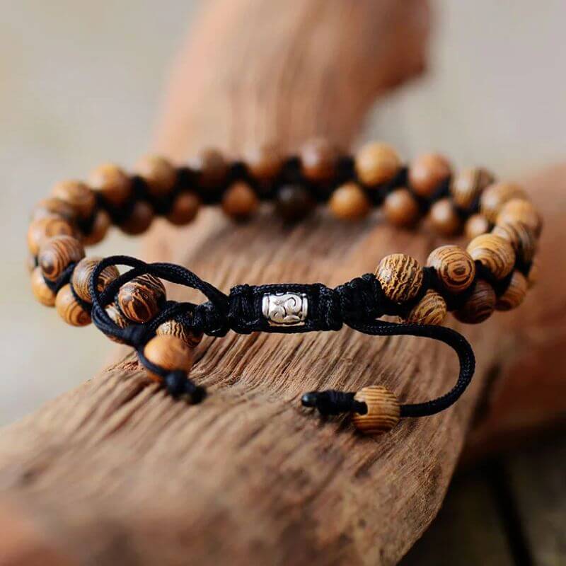 Image de Bracelet Tressé en Bois - Unbranded