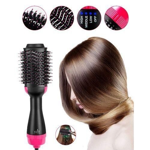 Image de Brosse chauffante 3 en 1 - Séchoir et lisseur pour des cheveux lisses et brillants - Unbranded