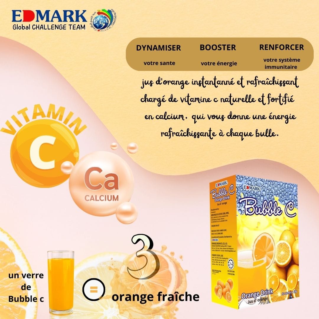 Image de Bubble C - Boisson Instantanée aux Extraits d'Oranges - Unbranded