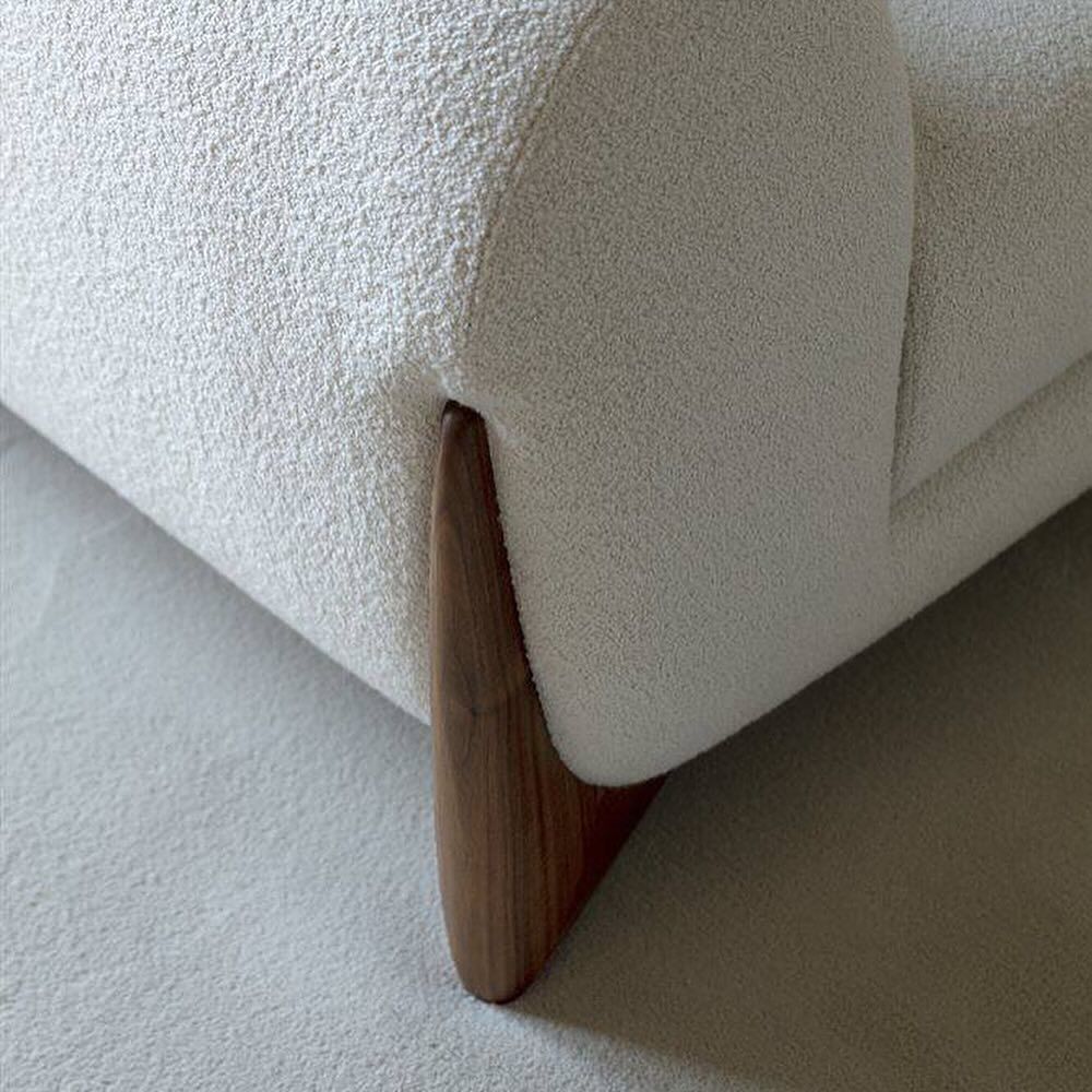 Canapé de créateur en bois extensible, pieds en bois, moderne, blanc, meubles de chambre à coucher, Salon, détente, bon marché, nouveau