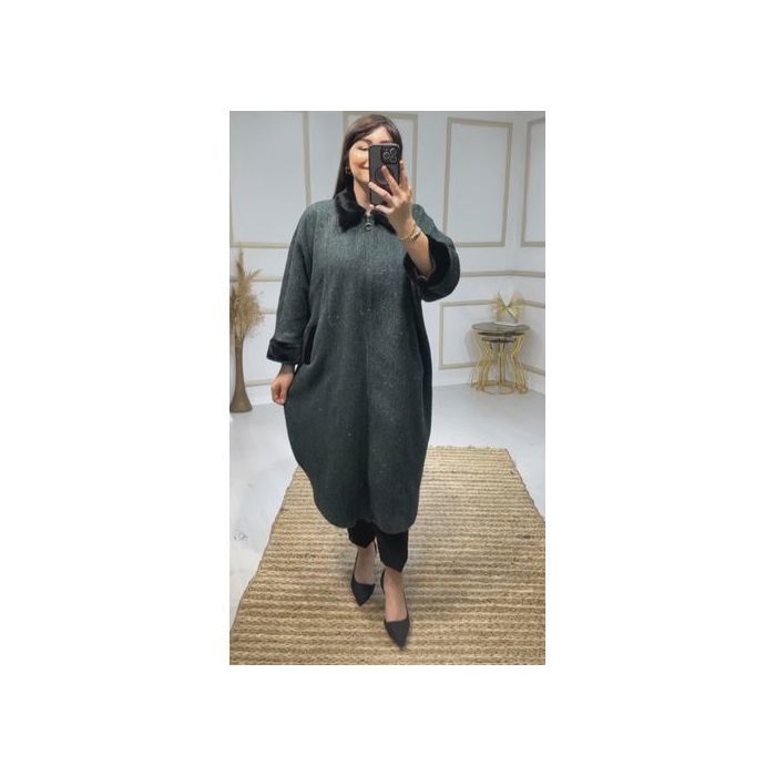 CAP Ref 31 d'hiver élégant pour femme, importe de Turquie - vert