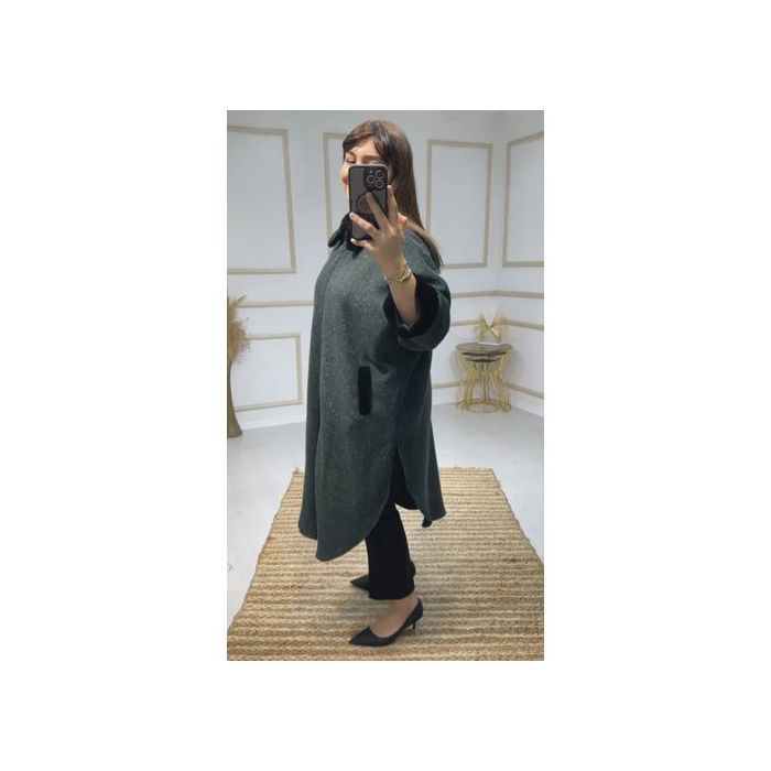 Image de CAP Ref 31 d'hiver élégant pour femme, importe de Turquie - vert