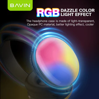 Image de Casque Bluetooth RGB sans fil BAVIN BH32 - Unbranded
