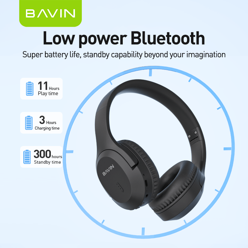 Image de Casque stéréo Bluetooth BAVIN BH50