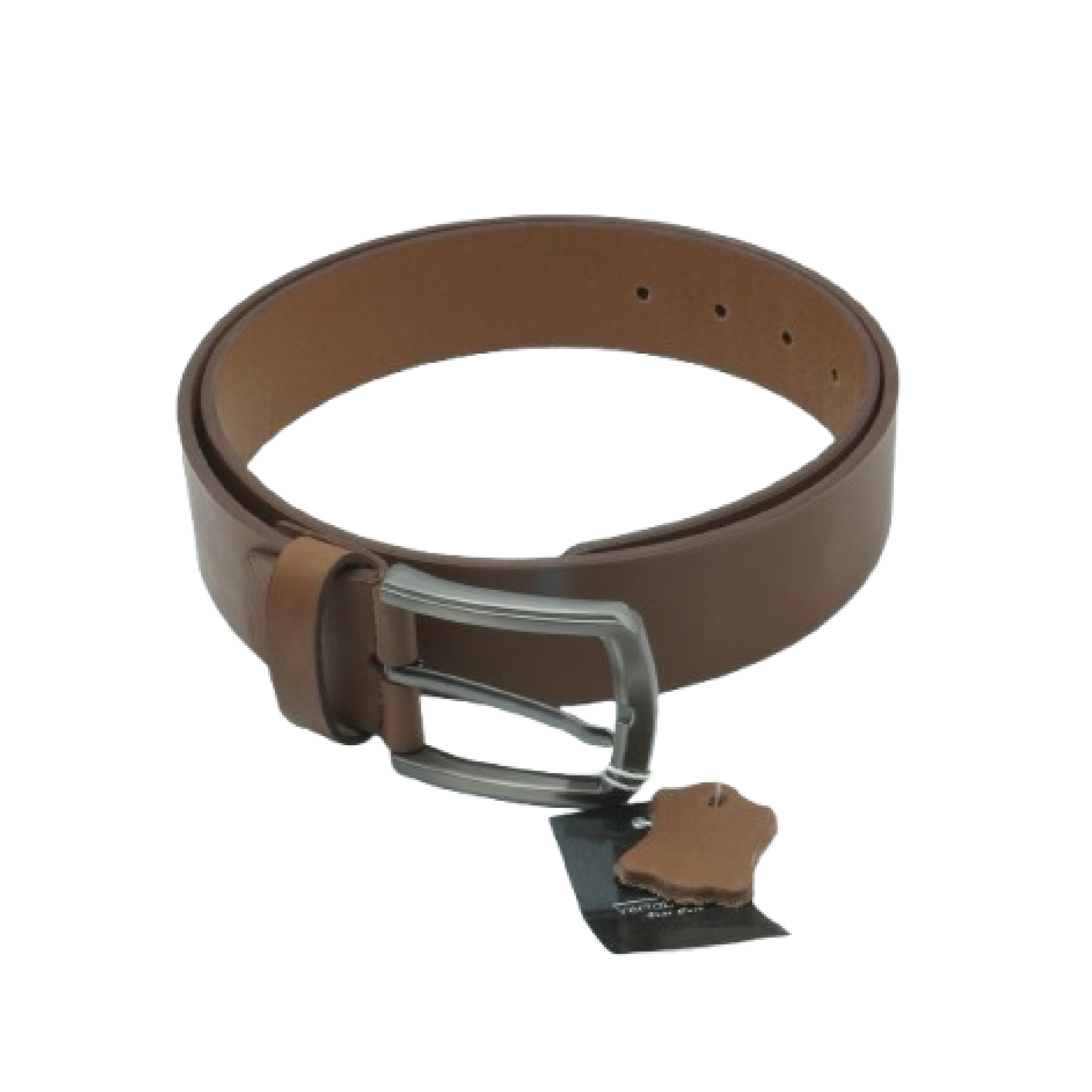 Image de Ceinture classique en cuir Noir pour Homme - Unbranded