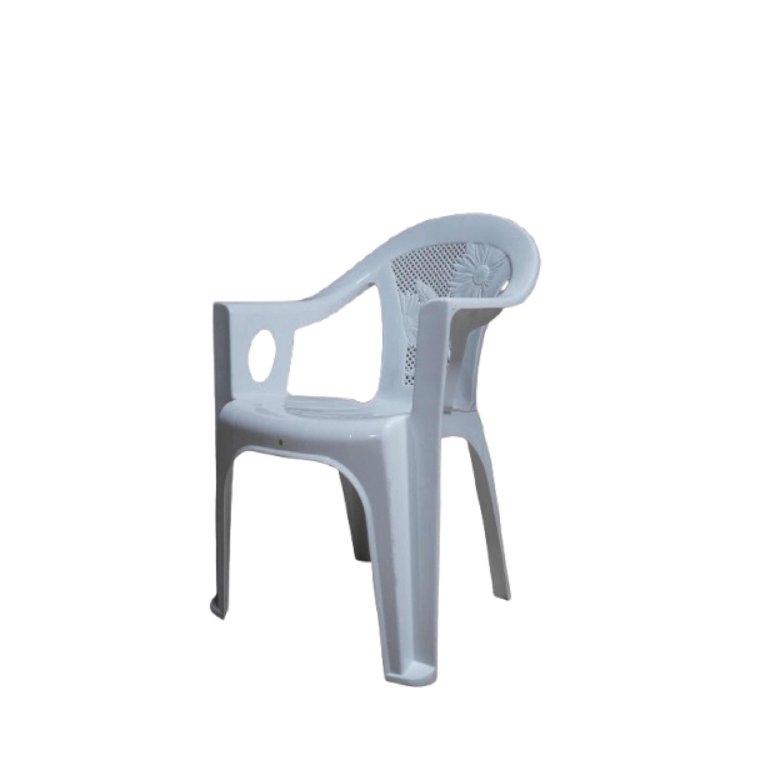Image de Chaise monobloc empilable en plastique - Unbranded