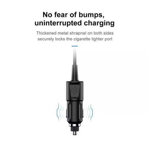 Image de Chargeur de voiture 60W, adaptateur d'alimentation, 2 prises, 2 ports USB 2 Type C PD 22W, charge rapide - Unbranded