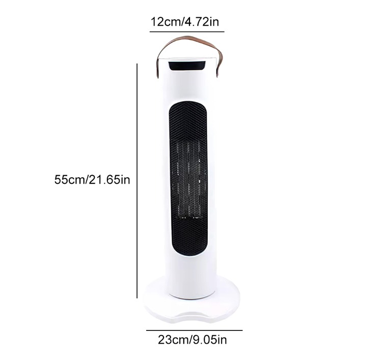 Image de Chauffage électrique ventilateur trois vitesses pour le réglage Tension 120 /220V - Unbranded