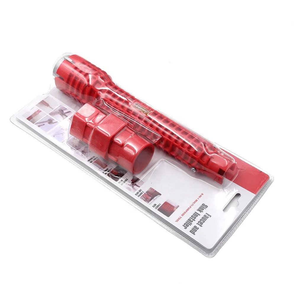 Image de Clé de lavabo multifonction – Outil de plomberie pratique pour installation facile - Unbranded