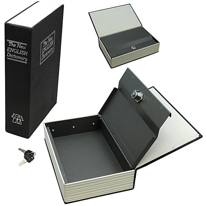 Image de Coffre-Fort Livre – Coffre-Sécurisé Camouflé en Forme de Livre - Unbranded
