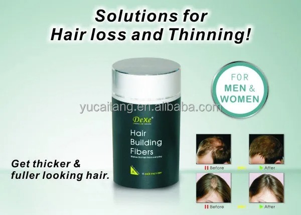 Image de Dexe Hair Building Fibers - Fibres de Construction de Cheveux 22g - Solution Instantanée pour des Cheveux Plus Denses - Unbranded