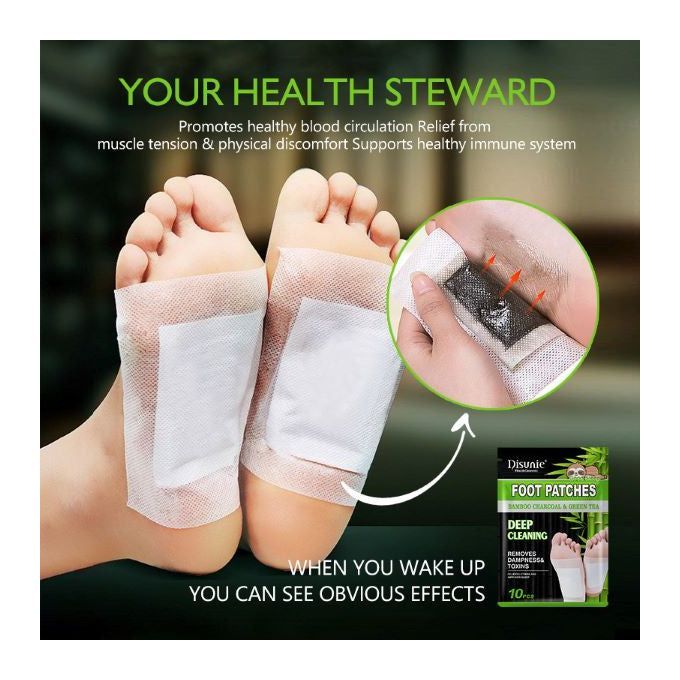 Image de Disunie Patch pour les pieds élimine l'humidité et les toxines, aide sommeil perte de poids soulager 10pcs - Unbranded