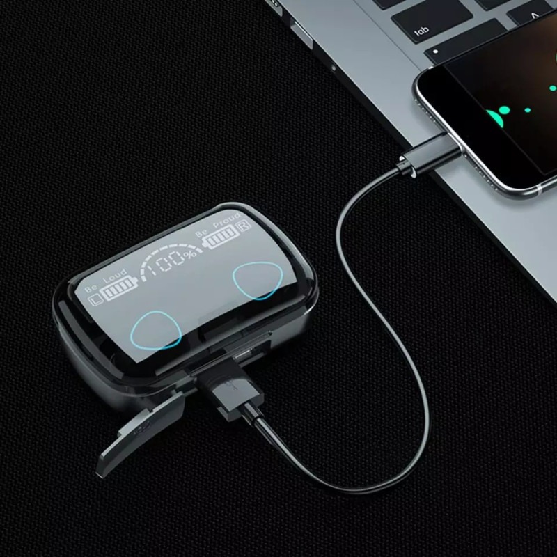 Image de Écouteurs sans fil M10 TWS – Bluetooth 5.1, son HiFi, autonomie longue - Unbranded