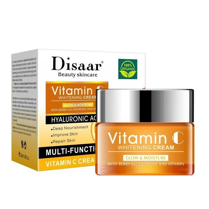 Image de Ensemble 2 Pcs, Nettoyant Pour Le Visage et Crème blanchissant à la Vitamine C Pour Le Visage - Unbranded
