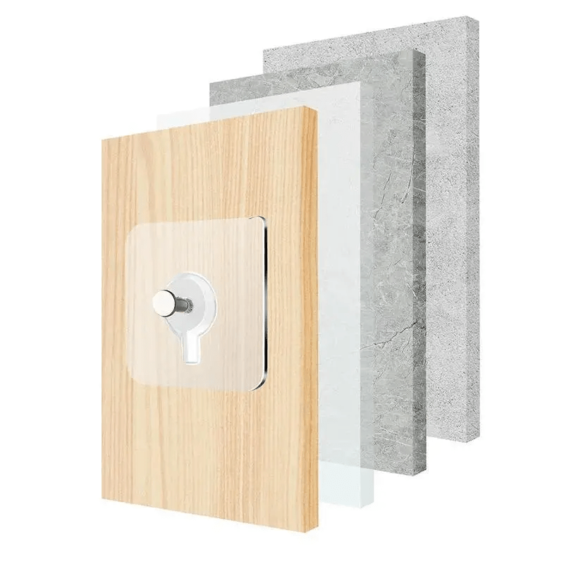 Image de Ensemble de 10 crochets muraux auto-adhésifs - Unbranded