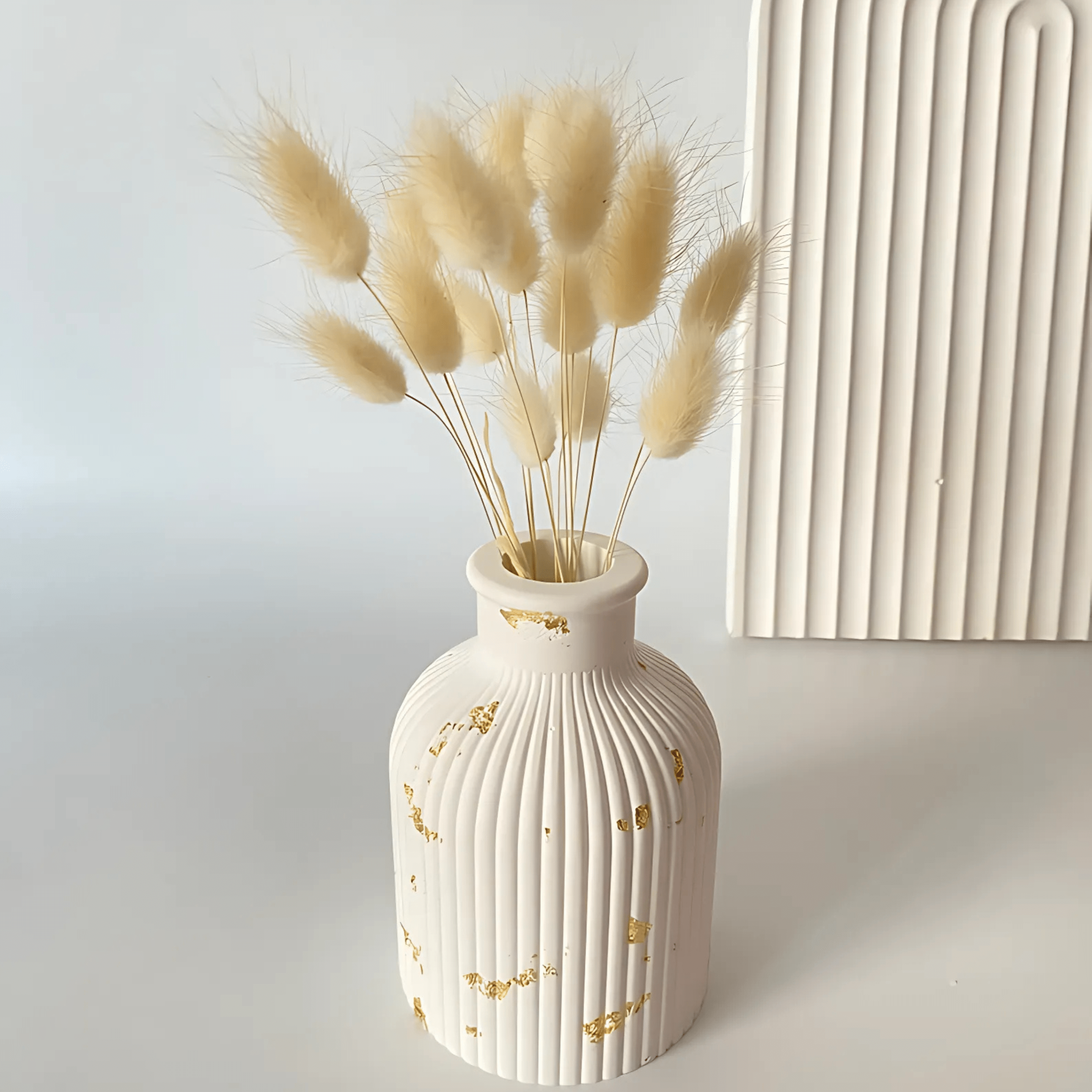 Image de Ensemble de Plateaux Décoratifs en Béton Blanc - Unbranded