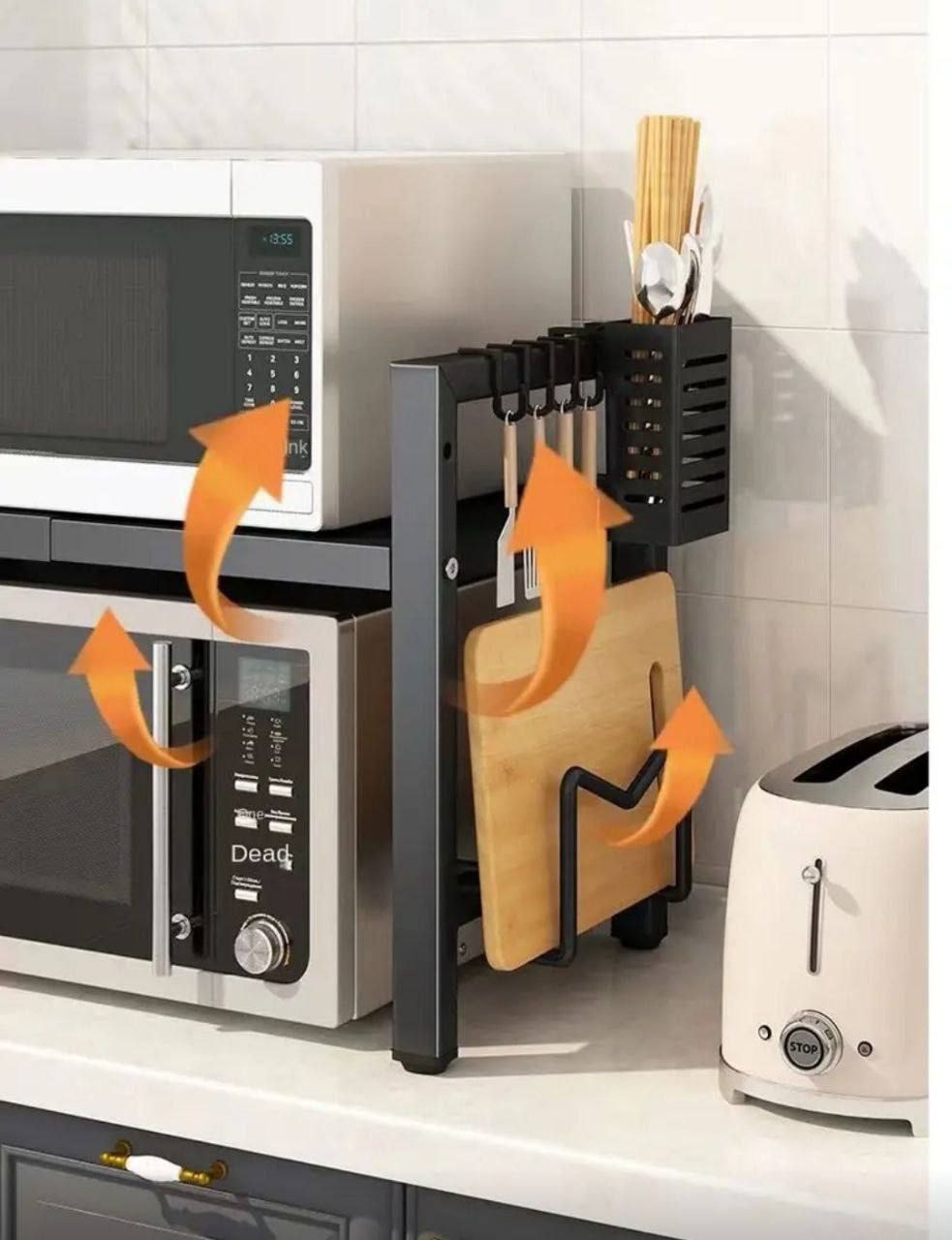 Image de Étagère Rétractable pour Four à Micro-Ondes - Unbranded