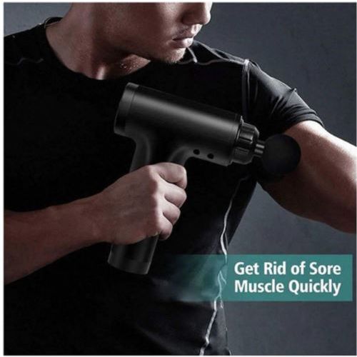 Image de Facial PISTOLET Noir DE MASSAGE - massage de muscle facial noir - Unbranded