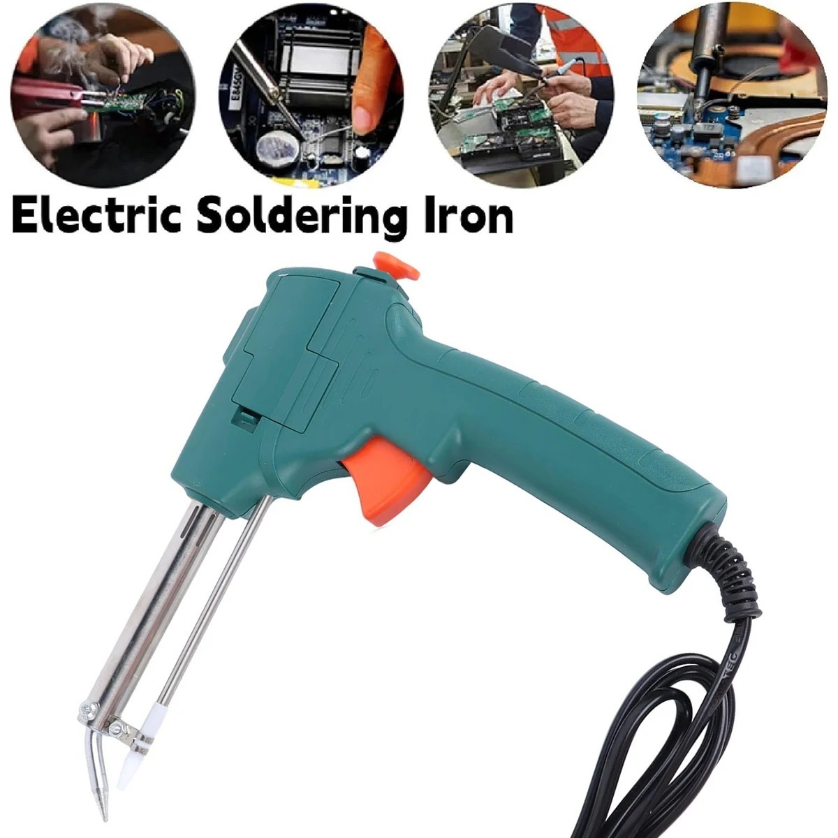 Image de Fer à souder électrique automatique - Kit de soudure 60W avec tête interchangeable - Unbranded