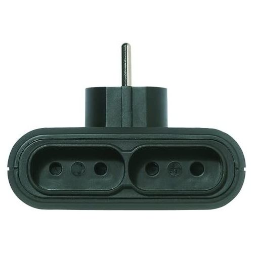 Image de Fiche Rallonge Multiprise 2P avec 4 prise noir - Unbranded