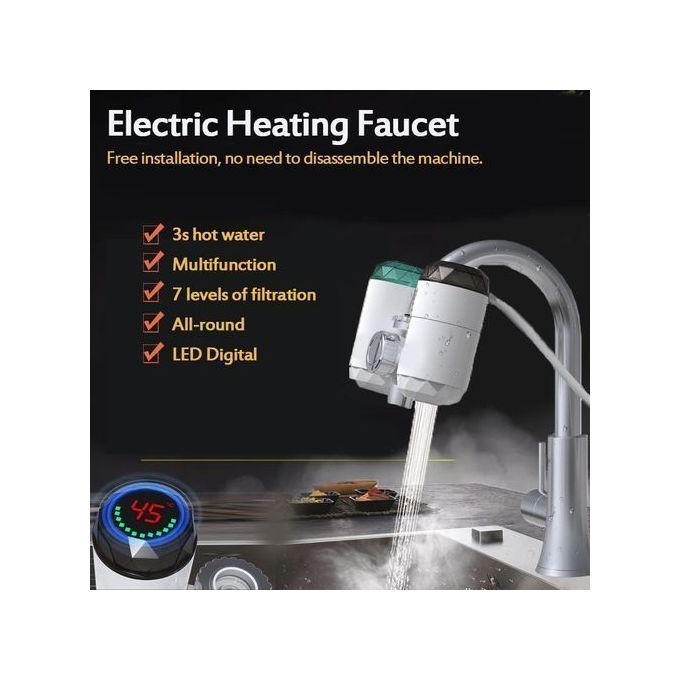 Image de Filtre de Robinet Multifonction - Filtration et Chauffage de l'Eau - Unbranded