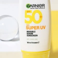 Garnier Super UV Invisible Serum Sunscreen SPF 50 PA++++ UVA/B