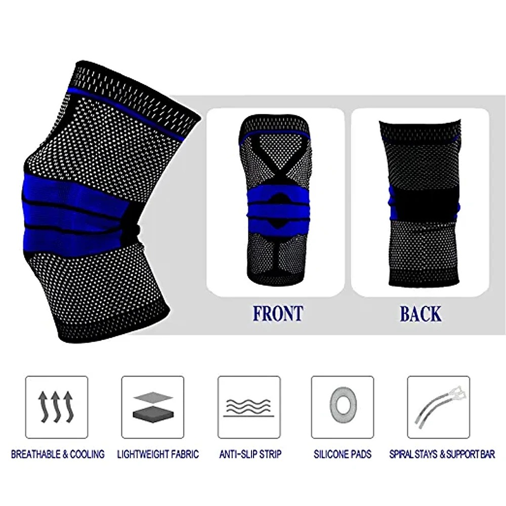 Image de Genouillère de compression – Support sportif respirant et confortable - Unbranded