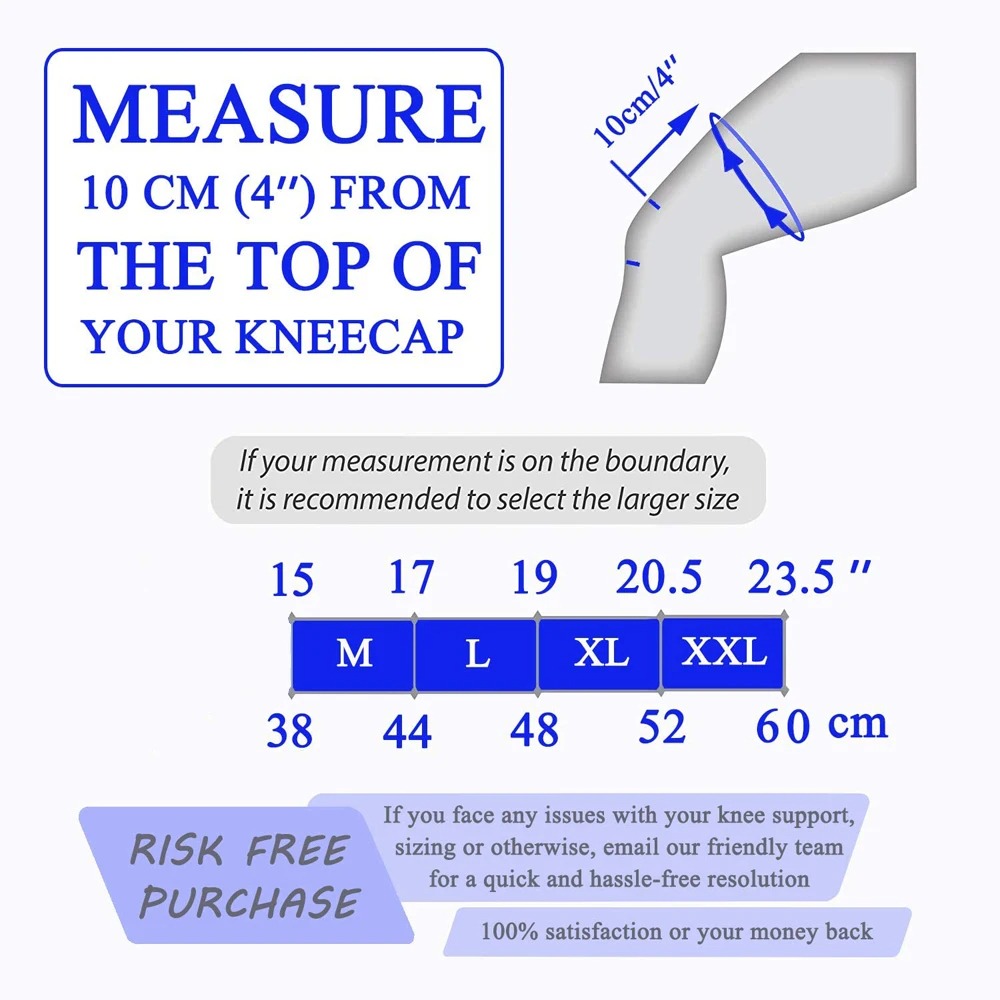 Image de Genouillère de compression – Support sportif respirant et confortable - Unbranded