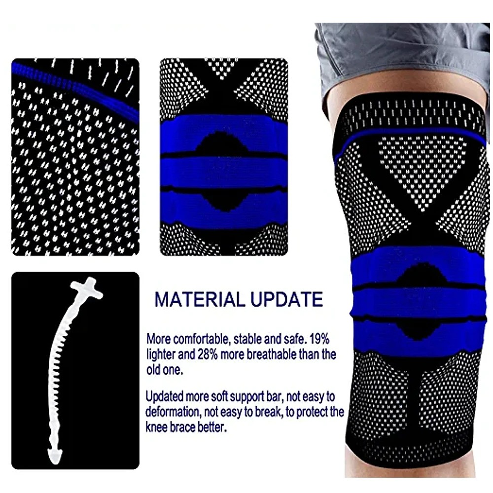 Image de Genouillère de compression – Support sportif respirant et confortable - Unbranded