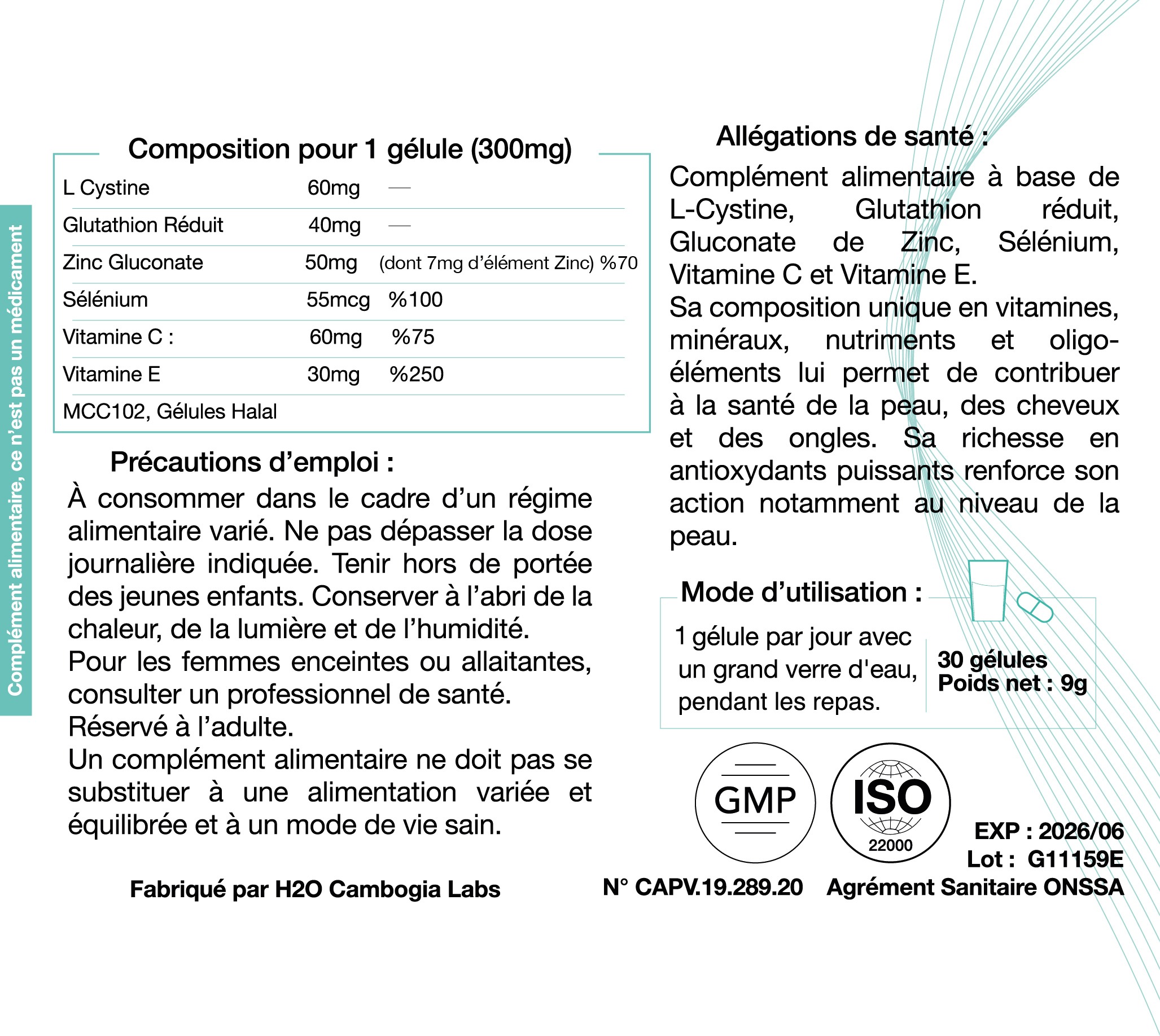 Image de Glutathion Complex Cure de 3 mois - Unbranded
