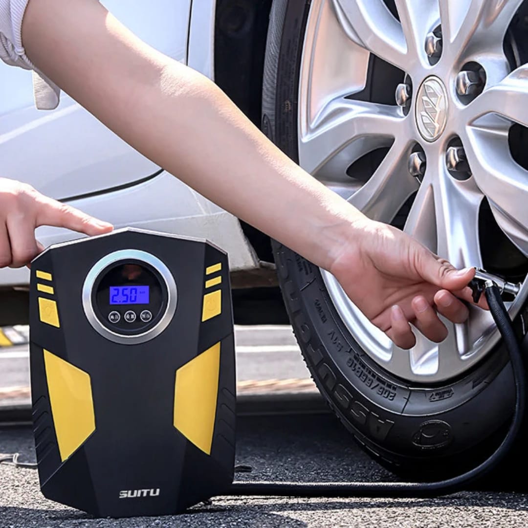 Image de Gonfleur à Air pneu compresseur de 12 V avec LED numérique Suitu St -5002