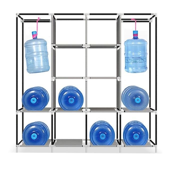 Image de Grande Armoire en Tissu – Rangement Spacieux et Pratique - Unbranded