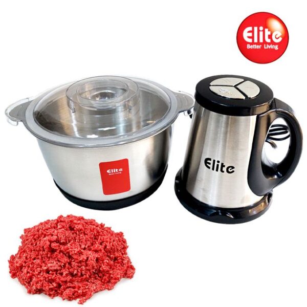 Image de Hachoir électrique avec bol en inox - ELITE - Unbranded