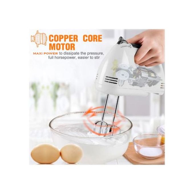Image de Homy Batteur Mixeur Mélangeur Stéréo 7 Vitesses - Moteur Cuivre Puissant, Fouets & Crochets à Pâte - Unbranded