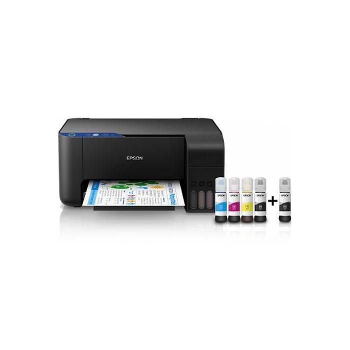 Imprimante multifonction - EPSON - EcoTank L3110 - Réservoirs rechargeables - 3-en-1 - Économie d'encre