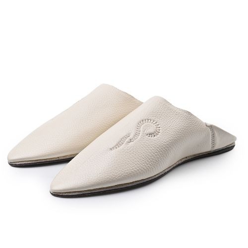 Jabador Maroc Babouche ASALA -blanc cassé