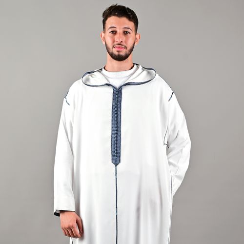 Image de Jabador Maroc Djellaba Lin à la main haute couture - Unbranded