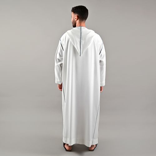 Image de Jabador Maroc Djellaba Lin à la main haute couture - Unbranded